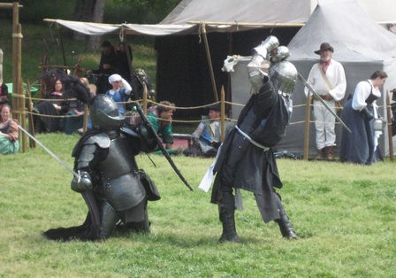 Knight's Duel in the Mock Battle 1