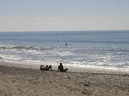 South Carlsbad State Beach, I hang out here quite often and read